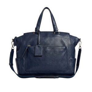 Reed Krakoff Atlantique Soft Satchel Black Leather Top Handle Bag